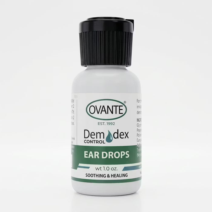 Ovante Demodex Ear Drops – Ear Hygiene Drops for Demodex-Prone Skin, Ear Mite Concerns & Itchy-Looking External Ear Areas