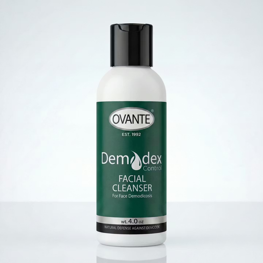 Demodex Control Facial Cleanser by Ovante | Gentle Daily Face Cleanser – 4.0 oz